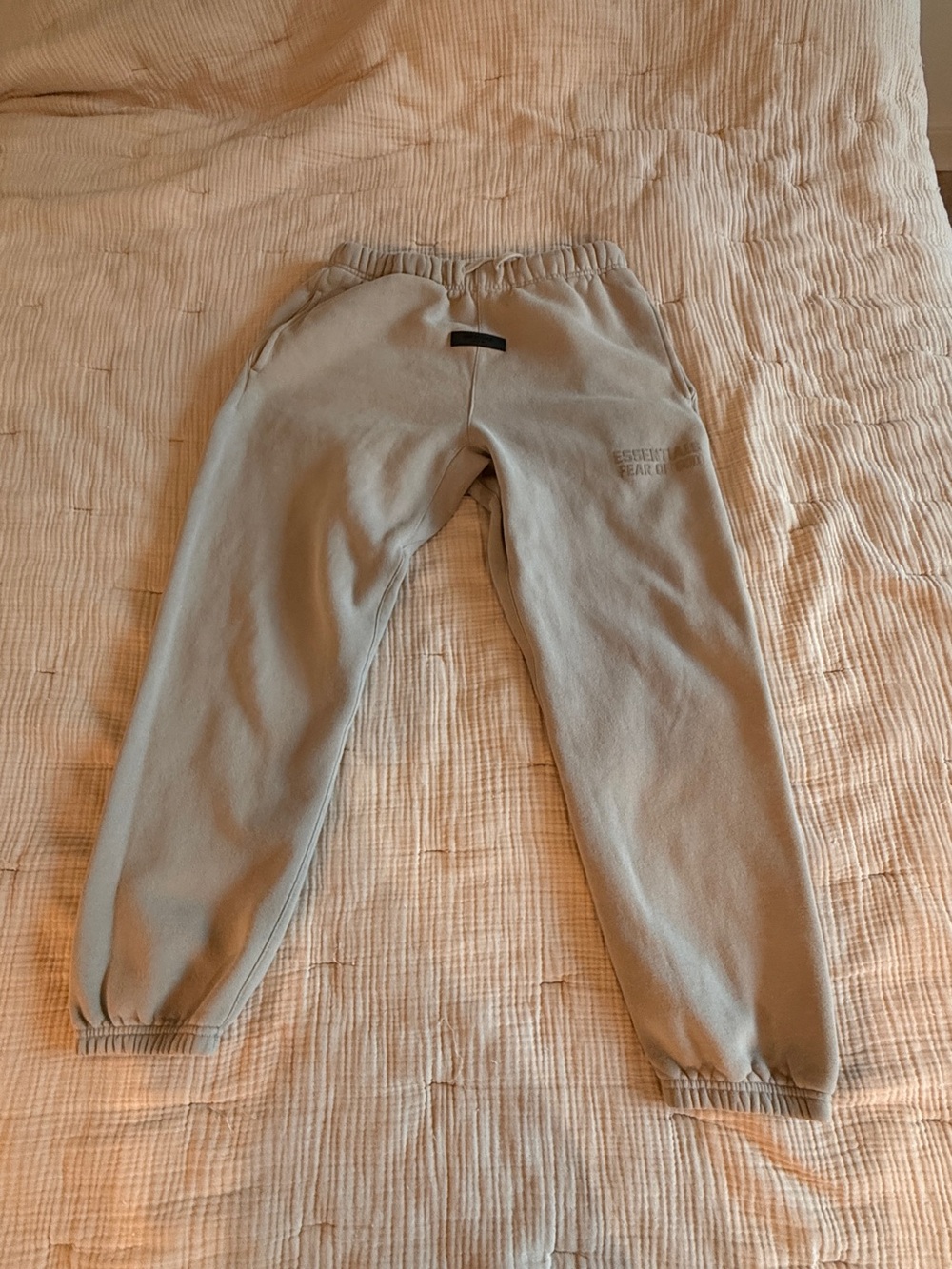 Essentials Men’s Gray Fleece Joggers